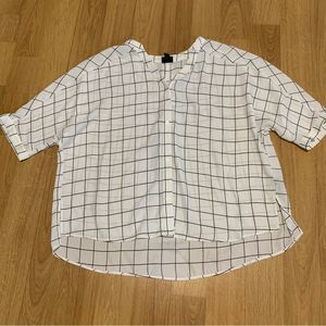 Worthington Checkered Blouse #195
